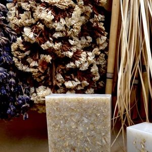 Small oatmeal and Honey bar soap